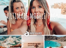 网红摄影师Haylsa旅行人像移动手机版LR预设 Ultimate MOBILE Pack Mobile Presets