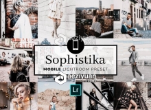 时尚人像Ins风Lightroom预设+移动版lr预设 Mobile Lightroom Preset Sophistika