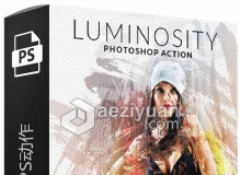 涂鸦光泽PS动作 Luminosity Photoshop Action 附视频教程