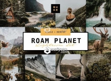 户外旅拍电影胶片LR预设+APP预设 Roam Planet Lightroom Bundle