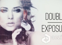 唯美时尚风格相册动画AE模板 Videohive Double Exposure Parallax Titles