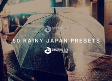 旅拍风光城市雨夜LR预设+3DLUT预设 Rainy Japan Lightroom Presets LUT