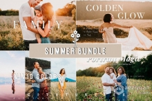 温暖家庭户外人像Lightroom预设合集 SUMMER BUNDLE Lightroom Presets