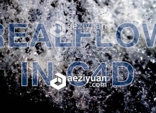 C4D中Realflow高阶流体模拟特效视频教程 REALFLOW HIGH END FLUID SIMULATIONS