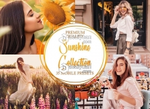 旅拍人像通透阳光系列LR预设/APP调色滤镜 Sunshine Collection Mobile Presets