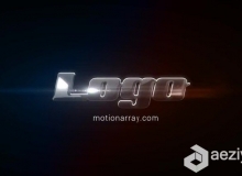 金属质感LOGO演绎片头动画AE模板 Motion Array Metal Logo 20942