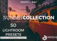 50组日落日出旅拍风景Lightroom预设 50 Sunset Sunrise Lightroom Presets