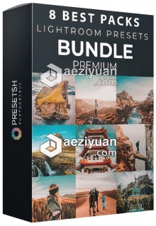 最畅销Presetsh系列8套LR预设合集 Lightroom Presets Bundle by presetsh