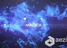 时尚完美的粒子爆炸显示标题动画AE模板 Videohive Magica