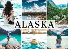 阿拉斯加州风光摄影LR预设/APP预设 Alaska Pro Lightroom Presets