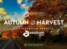 35款风景照片秋季美景效果LR预设 Autumn & Harvest LR Presets Vol.1