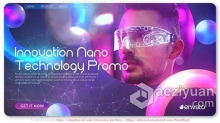 创新纳米技术推广未来新型科技设计公司宣传片 AE模板 AE工程文件 Innovation Nano Technology Promo