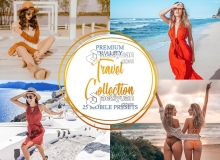 旅拍人像写真明亮通透Lr预设/手机APP调色滤镜Travel Collection Mobile Presets