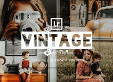 经典复古情绪人像电影胶片LR预设手机LR滤镜 Vintage Lightroom Presets