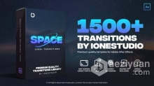 1500+视频转场过渡效果动画AE模板脚本预设包 1500+ Transitions for After Effects