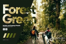 ARTA Presets - 徒步旅拍风光LR预设 Forest Green Presets for Lightroom