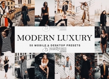 高端电影胶片人像LR预设+LUT预设 Modern Luxury Lightroom Presets