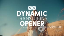 AE/PR模板-4k快速转场效果Dynamic Transitions AE与PR过渡模板下载