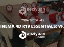 C4D R19特效基础视频教程 Cinema 4D R19 Essentials: VFX