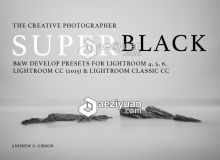 单色黑白lightroom预设 SuperBlack Presets for Lightroom