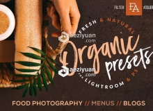 有机食品美食摄影后期PS/Lightroom预设 Organic Food Presets