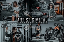 金属工业风黑金胶片城市人像LR预设/APP预设 Artistic Metal Lightroom Presets