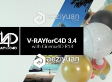 C4D插件版本:V-RAY 3.4 For Cinema 4D R16/R17/R18 附安装视频教程 win/Mac