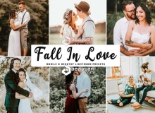 坠入爱河-通透婚礼胶片Lightroom预设 Fall In Love Lightroom Presets