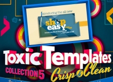 DJ超强Toxic系列AE模板合辑Vol.5 Templates Collection 5 Crisp & Clean