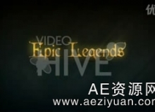 欧式复古城堡风格,蜡烛中的图片展示AE模板Videohive Epic Legends