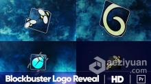 PR模板-动作大片史诗电影烟雾标志揭示片头动画 Blockbuster Logo Reveal MOGRT