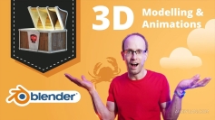 Blender 3D建模与动画初学者入门技术视频教程 3D Modelling & Animations in Blender