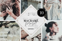 异国风情波西米亚风Lightroom预设 Macramé Lightroom Presets Bundle