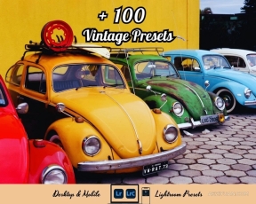 100+复古胶片电影LR预设 Retro Film–100+ Vintage Lightroom Presets