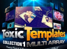 《DJ超强Toxic系列AE模板合辑Vol.1》Templates Collection 1 Multi Array