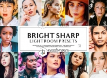 Ins博主锐化干净明亮Lightroom预设 Bright Sharp LR Presets