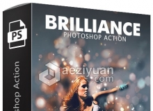 梦幻散景光斑动作 Brilliance Photoshop Action 附视频教程