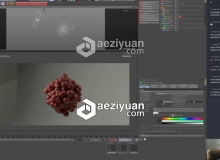 Redshift C4D Color Layers(图层颜色)X-Particles&TFD流体渲染视频教程