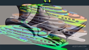 Rhino逼真游艇设计完整制作流程视频教程-中文字幕 Rhino7 & V-Ray by Halil Necati Karaca