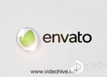 玻璃球体Logo演绎动画AE模板 Videohive Logo on Glass Ball