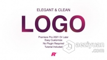 PR模板-优雅简洁企业品牌LOGO标志动画 Elegant Clean Logo for Premiere Pro