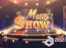 音乐舞台演出包装动画AE模板 Videohive Music Show