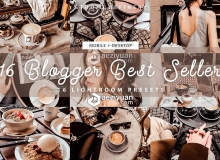 INS人像产品摄影LR预设/APP滤镜16 Blogger Best Seller Presets