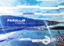 视差三维空间幻灯片展示AE模板 VideoHive Parallax Travel