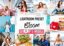 清晰通透色彩增强旅拍人像Lightroom预设+手机版lr预设 BLOOM LR