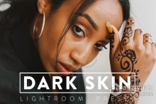 深色人像皮肤修饰Lightroom预设+移动APP预设 10 DARK SKIN Lightroom Preset