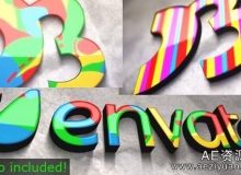 多彩logo动画展示AE模板Videohive All Mixed Up!