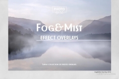 40张烟瘴雾气模糊朦胧情绪氛围照片合成叠加素材 Fog&Mist Effect Overlays