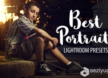 婚纱写真时尚现代色彩肖像Lightroom预设 Best Portrait Lightroom Presets