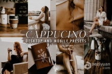 卡布奇诺咖啡色调Lightroom预设 10 Cappucino Lightroom Presets